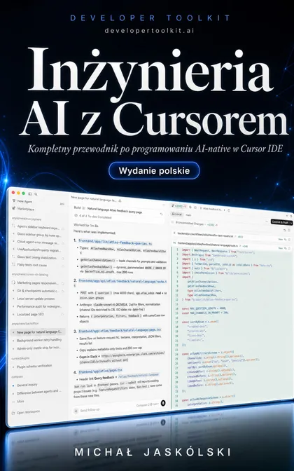 Inżynieria AI z Cursorem — book cover