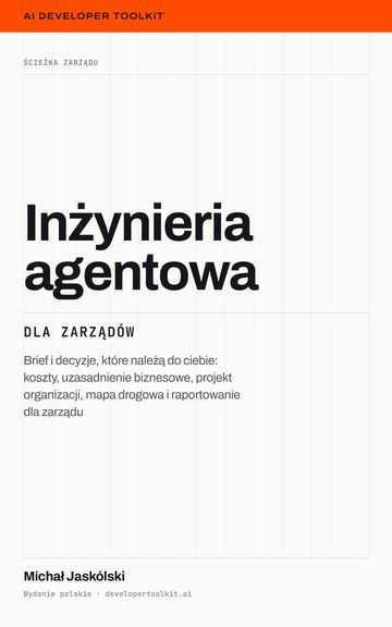 Okładka: Inżynieria agentowa dla zarządów