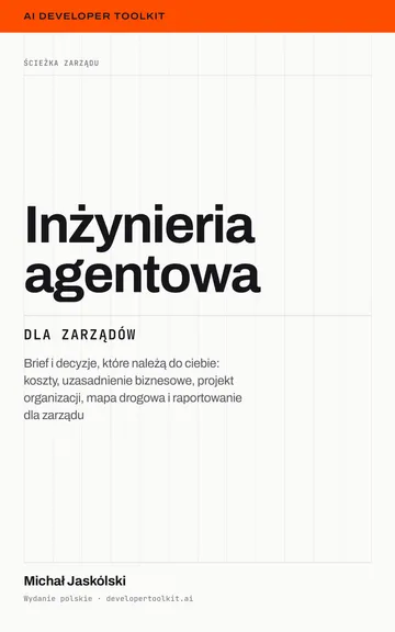 Okładka: Inżynieria agentowa dla zarządów
