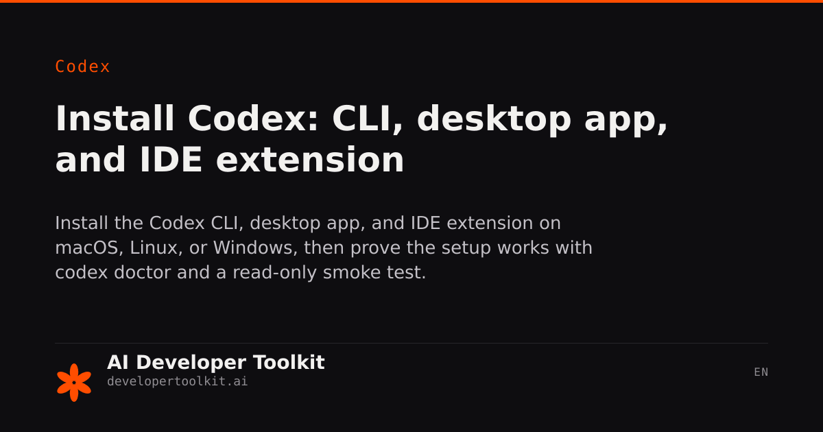 Installation | Developer Toolkit