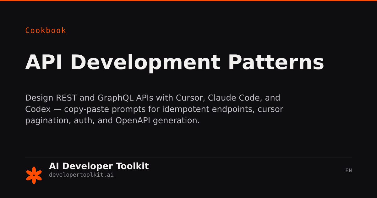 API Development Patterns | Developer Toolkit