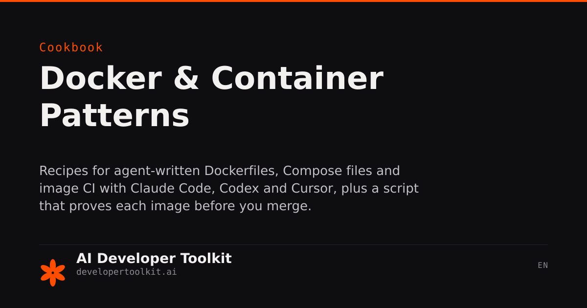 Docker & Container Patterns | Developer Toolkit