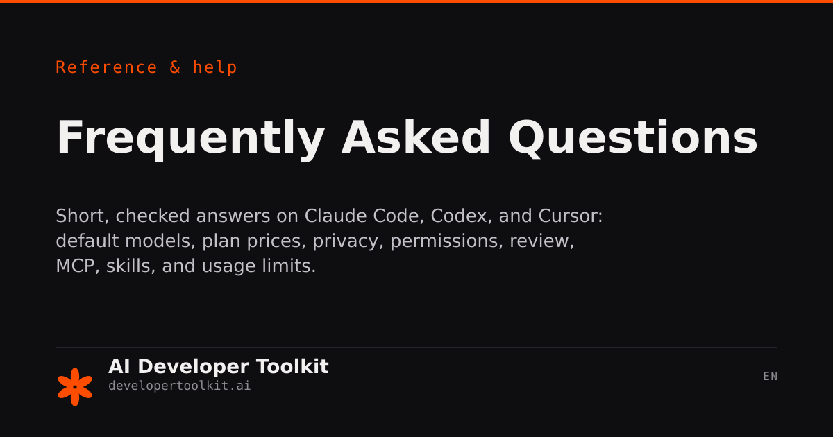 Frequently Asked Questions | Developer Toolkit