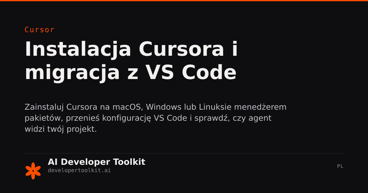 Instalacja i konfiguracja platformy | Developer Toolkit